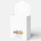 Schattigee grillige egel Boerderij tractor Baby sh Bedankdoosjes (Open)