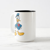 SCHATTIGEE GRILLIGE FOLK ART DUCK TWEEKLEURIGE KOFFIEMOK (Voorkant links)