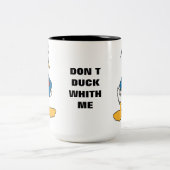 SCHATTIGEE GRILLIGE FOLK ART DUCK TWEEKLEURIGE KOFFIEMOK (Center)