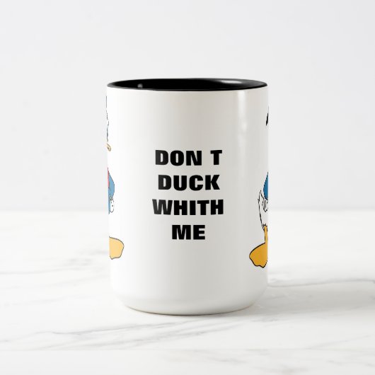 SCHATTIGEE GRILLIGE FOLK ART DUCK TWEEKLEURIGE KOFFIEMOK (Center)