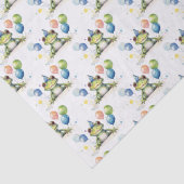 Schattigee grillige groene kikker met ballonnen tissuepapier (Detail)