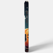 Schattigee, grillige Halloween pompoen, kat en gee Case-Mate iPhone Case (Achterkant / Links)