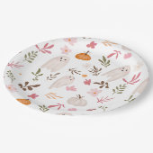 Schattigee grillige Halloween spookpatroon baby sh Papieren Bordje (Gekanteld)