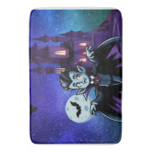 Schattigee, grillige Halloween vampier Badmat (Voorkant Verticaal)