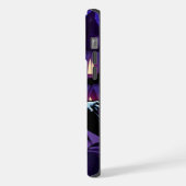 Schattigee, grillige Halloween vampier iPhone Hoesje (Linkerkant)