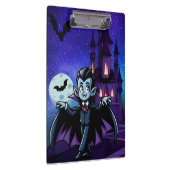 Schattigee, grillige Halloween vampier Klembord (Rechts)
