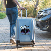 Schattigee, grillige Halloween vampier Sticker (Koffer Insitu)