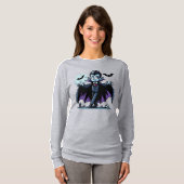 Schattigee, grillige Halloween vampier T-shirt (Voorkant volledig)