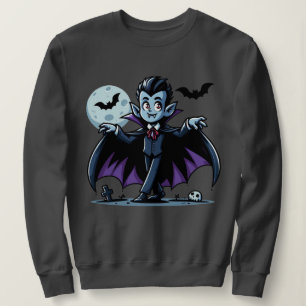 Schattigee, grillige Halloween vampier Trui