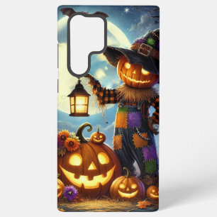 Schattigee, grillige Halloween vogelverschrikker & Samsung Galaxy Hoesje