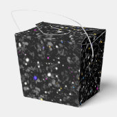 Schattigee grillige Halloween zwarte kat Bedankdoosjes (Achterkant)