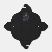 Schattigee grillige Halloween zwarte kat Bedankdoosjes (Uitgevouwen)