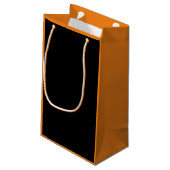 Schattigee grillige Halloween zwarte kat Klein Cadeauzakje (Achterkant Gekanteld)