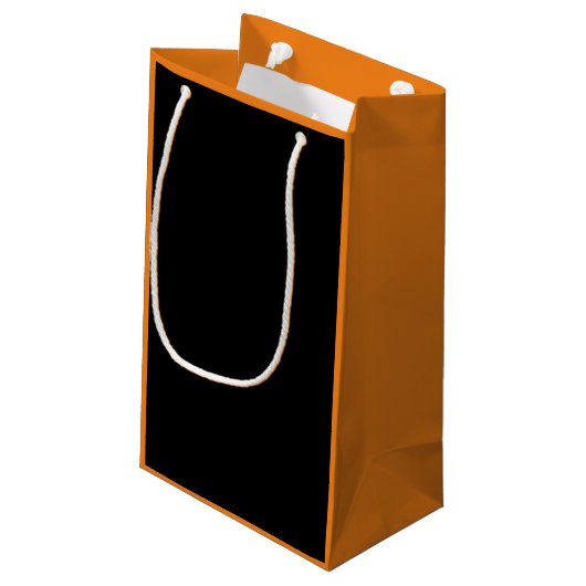 Schattigee grillige Halloween zwarte kat Klein Cadeauzakje (Achterkant Gekanteld)