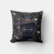 Schattigee grillige Halloween zwarte kat