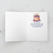 Schattigee grillige Inspirerend verjaardag Eet de  Feestdagen Kaart (Binnen)