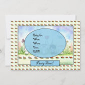 Schattigee grillige Kat Puppy lieveheersbeestje Ui Kaart (Achterkant)