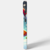 Schattigee grillige kerst/winter peperkoek man Case-Mate iPhone case (Achterkant / Links)