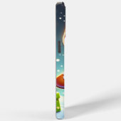 Schattigee grillige kerst/winter peperkoek man Case-Mate iPhone case (Achterkant / Rechts)