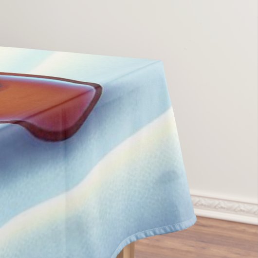 Schattigee grillige kerst/winter peperkoek man tafelkleed (Voorbeeld)