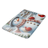 Schattigee,  / grillige kerst / wintersneeuwpop badmat (Gekanteld)