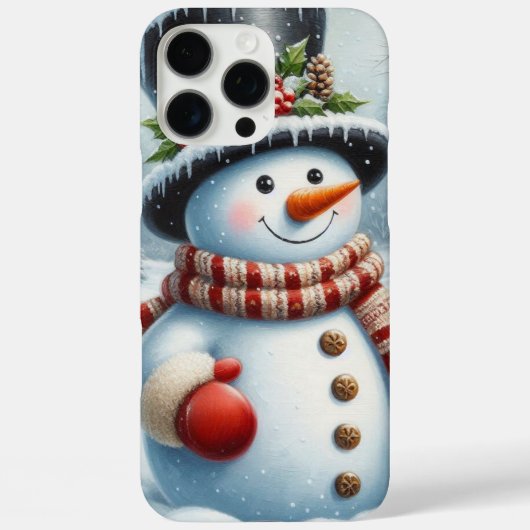 Schattigee, / grillige kerst / wintersneeuwpop Case-Mate iPhone case (Achterkant)