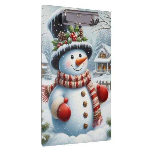 Schattigee,  / grillige kerst / wintersneeuwpop klembord (Rechts)