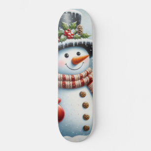 Schattigee,  / grillige kerst / wintersneeuwpop persoonlijk skateboard
