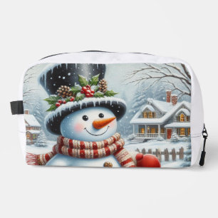 Schattigee,  / grillige kerst / wintersneeuwpop toilettasje