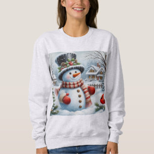 Schattigee, / grillige kerst / wintersneeuwpop trui