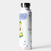 Schattigee grillige kikker | Grappige Toad Pun Waterfles (Links)