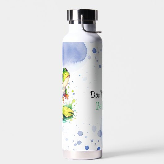 Schattigee grillige kikker | Grappige Toad Pun Waterfles (Links)