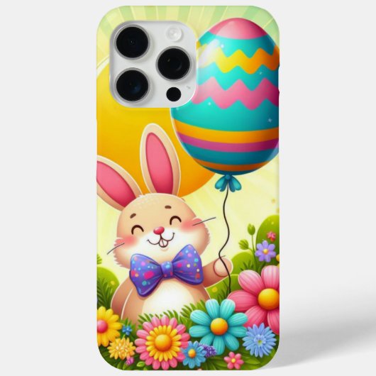 Schattigee, grillige & kleurrijke paashaas Case-Mate iPhone case (Achterkant)