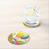 Schattigee, grillige & kleurrijke paashaas kartonnen onderzetters (Insitu)