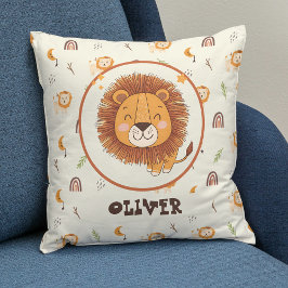 Schattigee grillige leeuw kussen