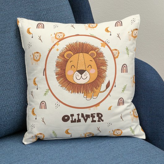 Schattigee grillige leeuw kussen