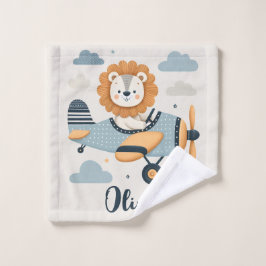 Schattigee grillige leeuw piloot washandje