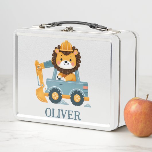 Schattigee grillige leeuwengraafmachine gepersonal (In situ)