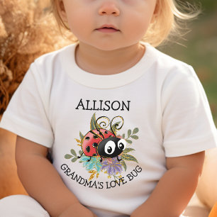 Schattigee grillige liefde bug lieveheersbeestje b kinder shirts
