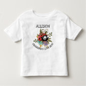 Schattigee grillige liefde bug lieveheersbeestje b kinder shirts (Voorkant)