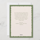 Schattigee grillige met de hand getekende kerstpic feestdagenkaart (Achterkant)