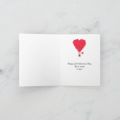 Schattigee grillige olifant Valentijnsdag Feestdagen Kaart (Binnen)