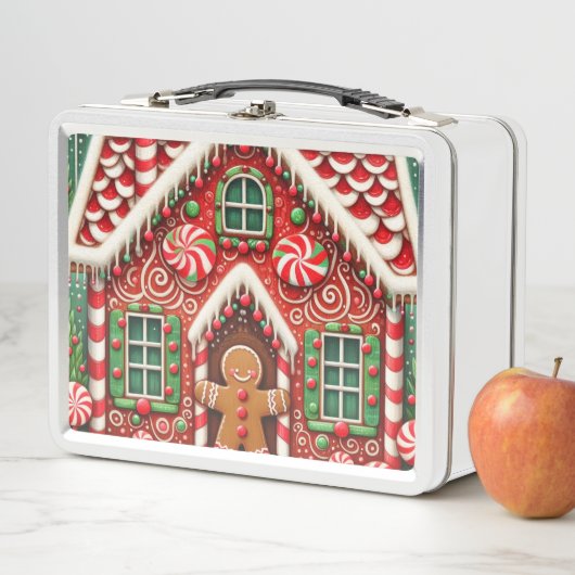 Schattigee, grillige peperkoek man & huis (In situ)