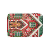 Schattigee, grillige peperkoek man & huis badmat (Voorkant)