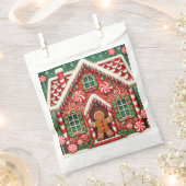 Schattigee, grillige peperkoek man & huis bedankzakje (Geknipt)