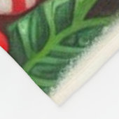 Schattigee, grillige peperkoek man & huis fleece deken (Hoek)