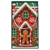 Schattigee, grillige peperkoek man & huis klein cadeauzakje (Achterkant)