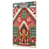 Schattigee, grillige peperkoek man & huis klembord (Links)