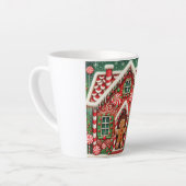 Schattigee, grillige peperkoek man & huis latte mok (Linkerhoek)