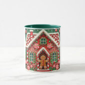 Schattigee, grillige peperkoek man & huis mok (Midden)